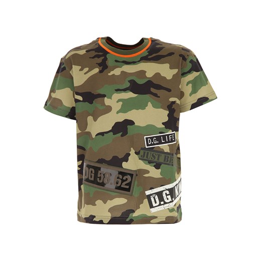 Dolce & Gabbana Koszulka Dziecięca dla Chłopców Na Wyprzedaży w Dziale Outlet, zielony, Bawełna, 2021, 6Y 8Y