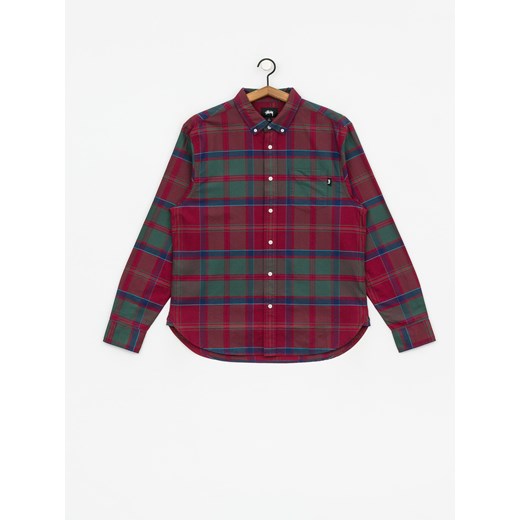 Wielokolorowa koszula męska Stussy z kołnierzykiem button down 