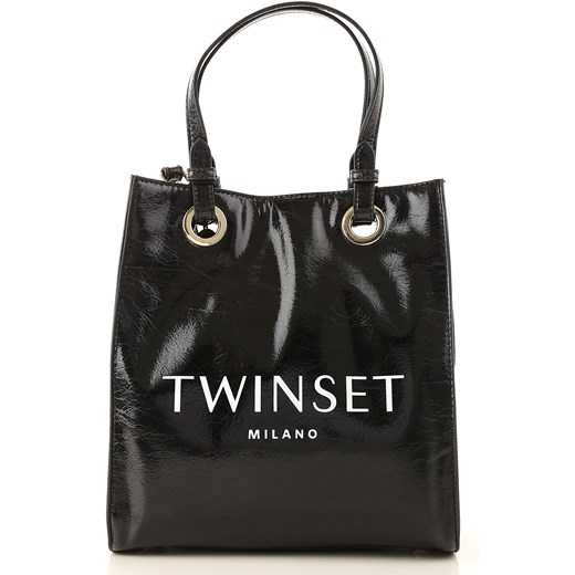 Twin Set by Simona Barberi Torba typu Tote, czarny, Poliuretan, 2019