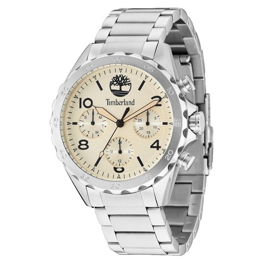 Zegarek srebrny Timberland analogowy 
