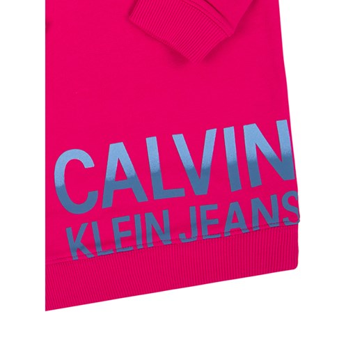 Odzież dla niemowląt Calvin Klein dziewczęca różowa jeansowa 