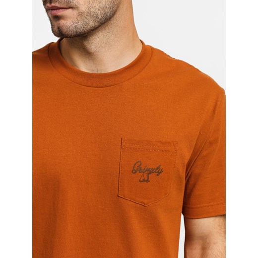 Pomarańczowa t-shirt męski Grizzly Griptape 