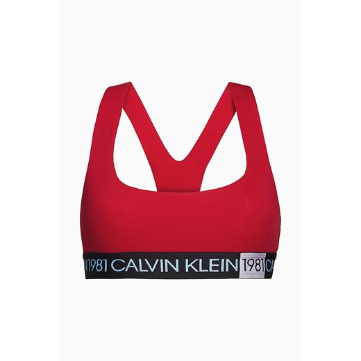 Biustonosz Calvin Klein sportowy z napisami 