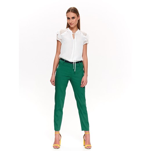 Zielone spodnie damskie Top Secret 