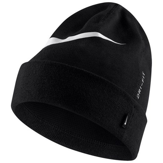 Czapka zimowa unisex Nike Soccer Beanie czarna z logo Nike uniwersalny promocja kajasport.pl