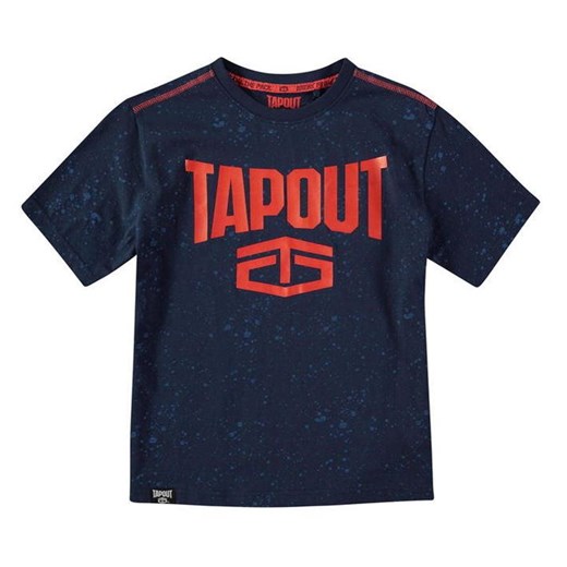 Tapout Power, koszulka dla chłopca, granatowa, Rozmiar 7-8 lat