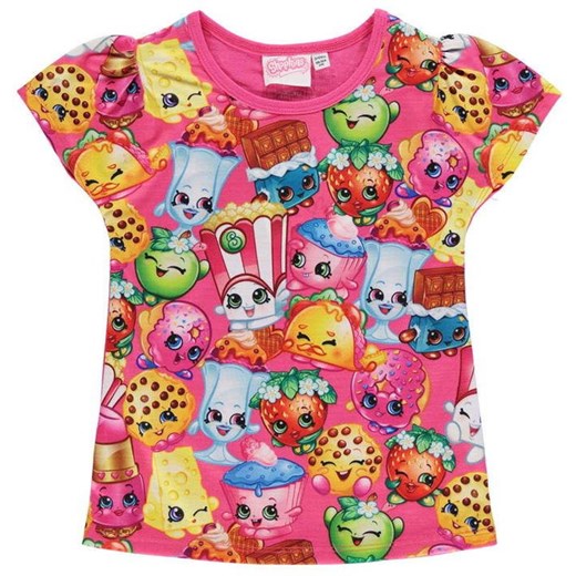 Character Shopkins koszulka dla dziewczynki, Rozmiar 3-4 lat