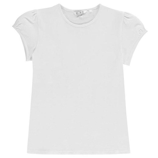 Miso Classic PE koszulka dla dziewczynek, biała, Rozmiar  9-10 lat