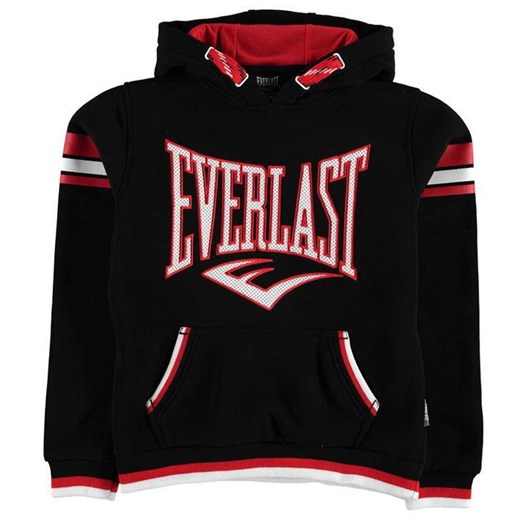 Everlast Large Logo OTH Hoody, bluza dla chłopców, czarna, Rozmiar 7-8 lat (SB)