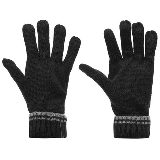 Pierre Cardin Knit, rękawiczki męskie, czarne
