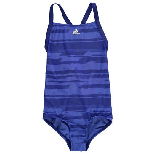 Adidas AOP, strój kąpielowy, niebieski, Rozmiar 7-8 lat