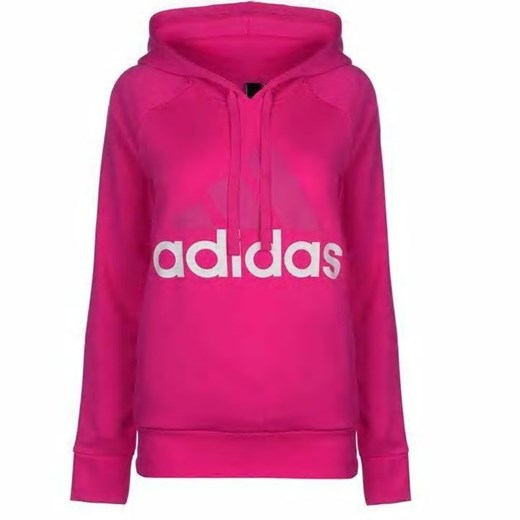 Adidas Linear OTH, bluza damska z kapturem, różowa, Rozmiar XS