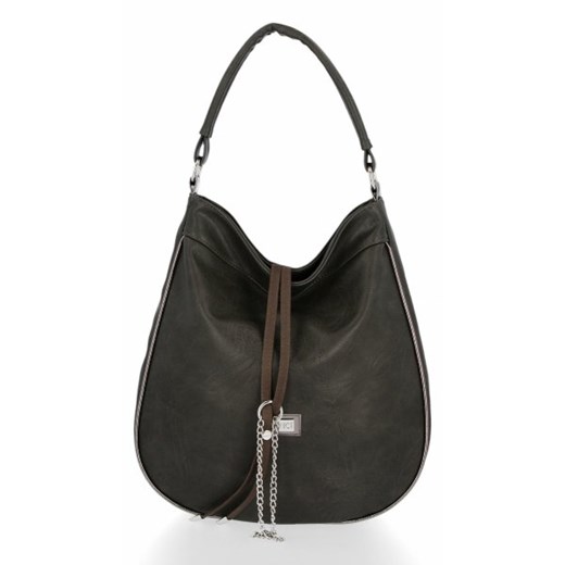Shopper bag Conci z breloczkiem elegancka duża matowa 