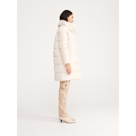 Płaszcz damski Reserved biały casual 