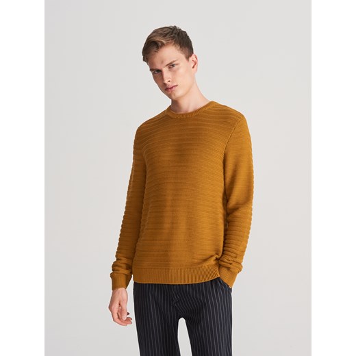 Pomarańczowa sweter męski Reserved 