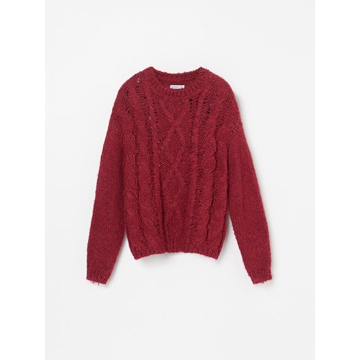 Sweter dziewczęcy Reserved czerwony 
