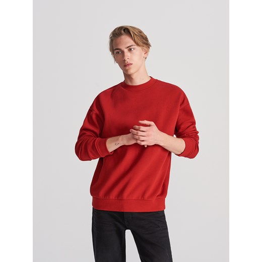 Czerwona bluza męska Reserved jesienna 