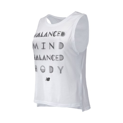Bluzka damska New Balance letnia z okrągłym dekoltem 