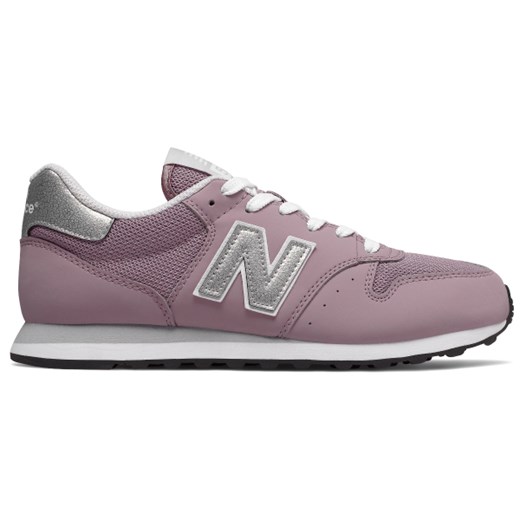 Buty sportowe damskie New Balance do biegania różowe płaskie eleganckie 