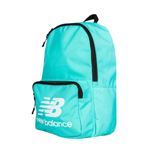 Plecak dla dzieci niebieski New Balance z napisami 