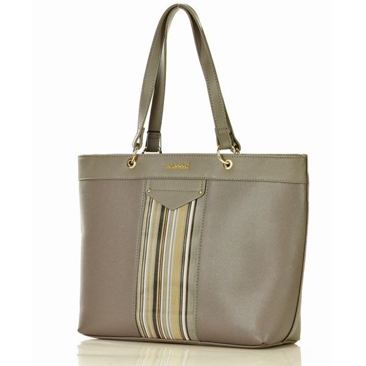 Shopper bag Merg elegancka matowa duża na ramię 