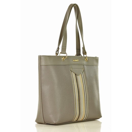 Shopper bag Merg na ramię elegancka matowa duża 