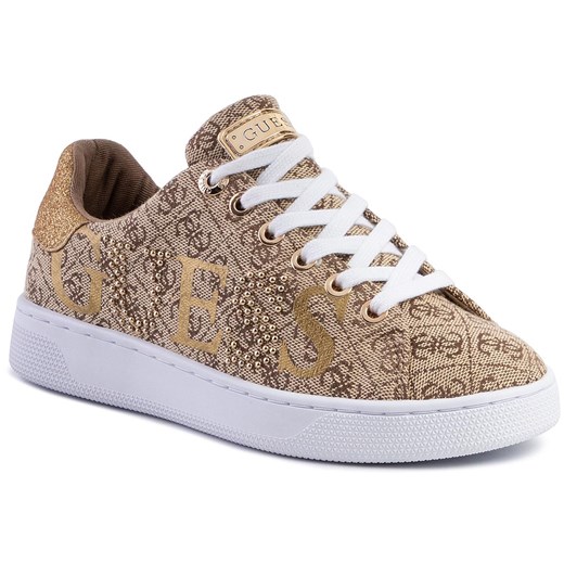 Sneakersy GUESS - Riderr3 FL5RD3 FAL12  BEIGE/BROWN