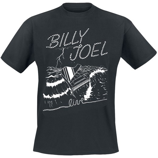 T-shirt męski Billy Joel w stylu młodzieżowym z krótkim rękawem 