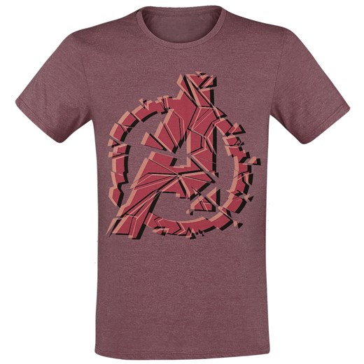 Avengers - Logo - T-Shirt - odcienie burgundu   S promocja  