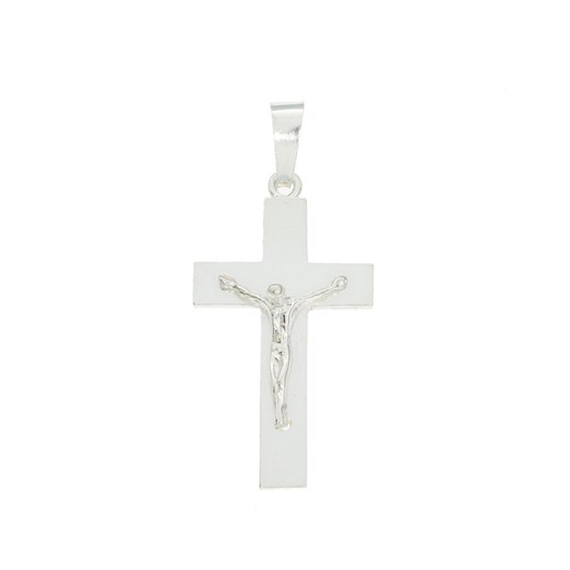 Krzyżyk srebrny z wizerunkiem Jezusa MO142   uniwersalny PrezentySrebrne.pl