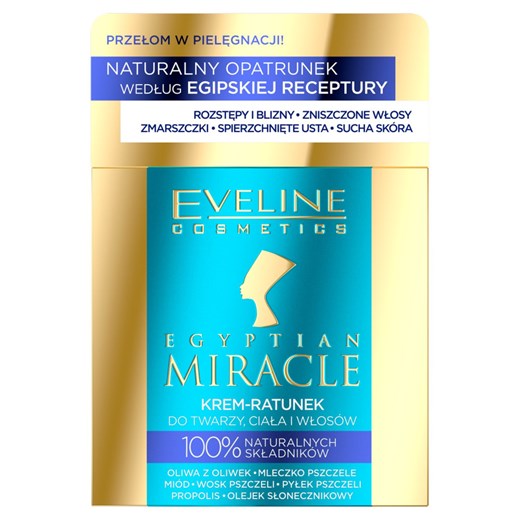 Eveline Cosmetics Egyptian Miracle Naturalny Krem Wielozadaniowy 50Ml  Eveline  Drogerie Natura