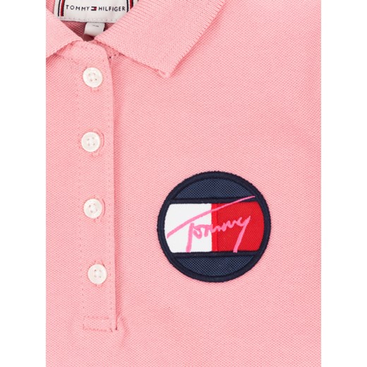 Bluzka dziewczęca różowa Tommy Hilfiger 