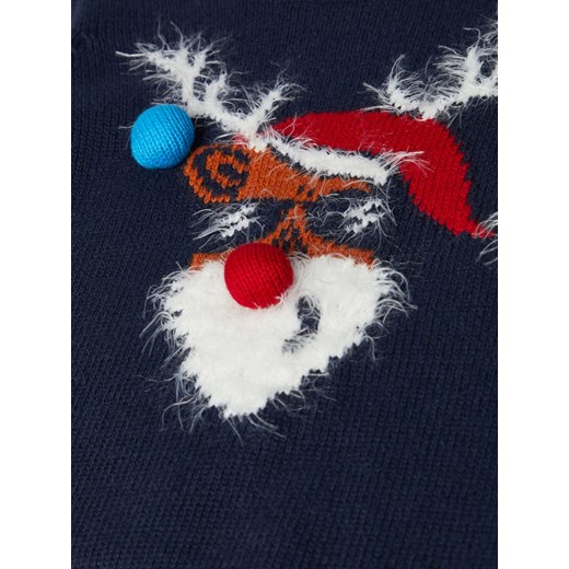 Granatowy sweter chłopięcy Name It