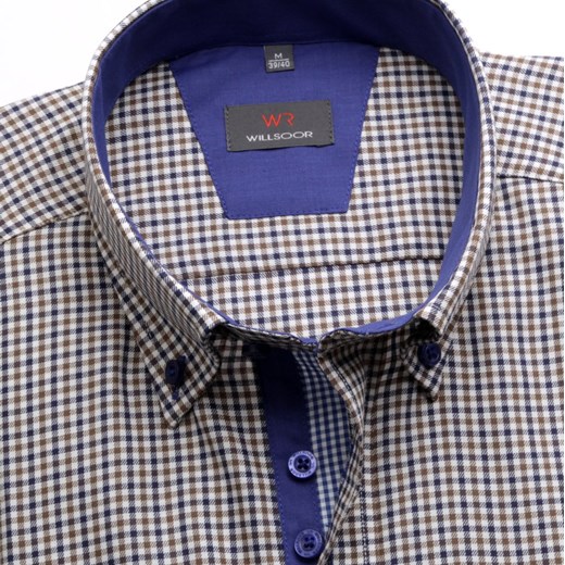 Koszula WR Slim Fit (wzrost 164-170) willsoor-sklep-internetowy szary drobne