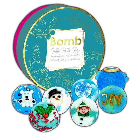 Bomb Cosmetics Jolly Holly Day Gift Pack | Zestaw upominkowy Bomb Cosmetics   Estyl.pl
