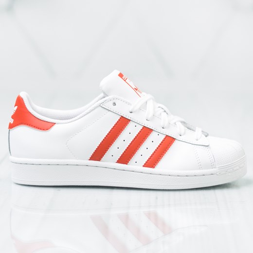 Buty sportowe damskie Adidas bez wzorów płaskie sznurowane