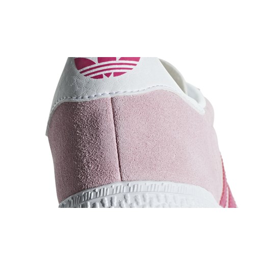 Trampki dziecięce różowe Adidas bez wzorów wiązane 