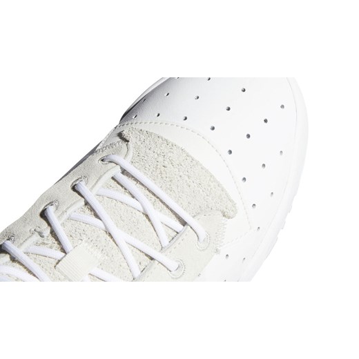 Buty sportowe damskie białe Adidas skórzane bez wzorów1 wiosenne wiązane 