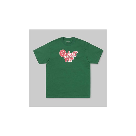 T-shirt męski zielony Carhartt Wip z krótkim rękawem 