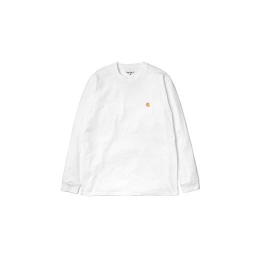 Carhartt WIP L/S Chase T-Shirt White Gold-L  Carhartt Wip XL Shooos.pl promocyjna cena 