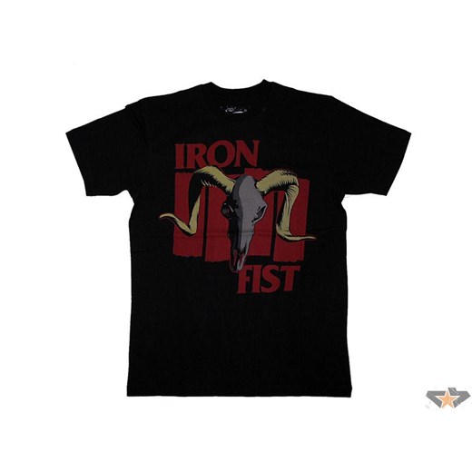 koszulka męskie IRON FIST - Damaged 77 - Black 