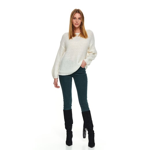 Sweter długi rękaw damski akrylowy  luźny Top Secret  34 