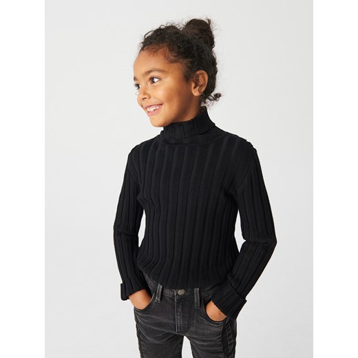 Sweter dziewczęcy Reserved czarny 