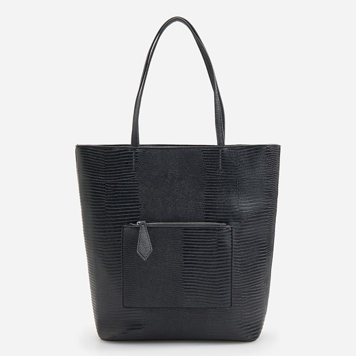 Shopper bag Reserved z tłoczeniem mieszcząca a6 elegancka 