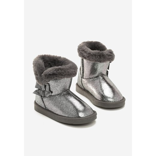 Buty zimowe dziecięce Born2be emu 