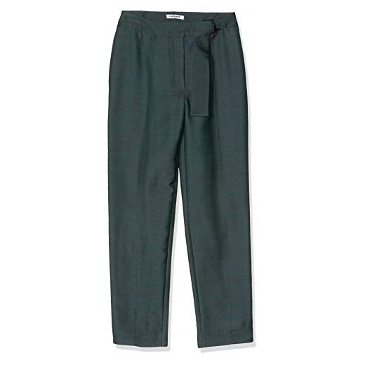 Cacharel damskie spodnie pantalon fendu ceinture -  zrelaksowany DE 34
