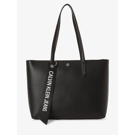 Shopper bag Calvin Klein matowa mieszcząca a7 