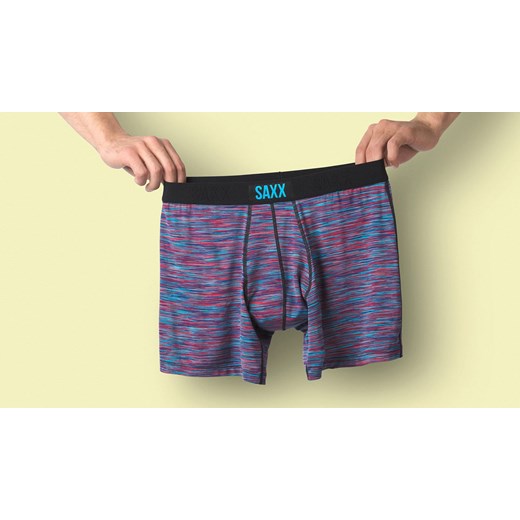 Saxx Vibe Boxer Brief Red Blue Spice Dye -L  Saxx S Shooos.pl