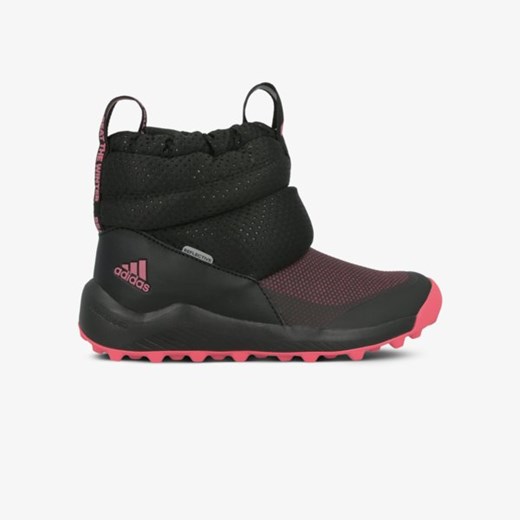 Buty zimowe dziecięce Adidas bez wzorów na rzepy śniegowce 