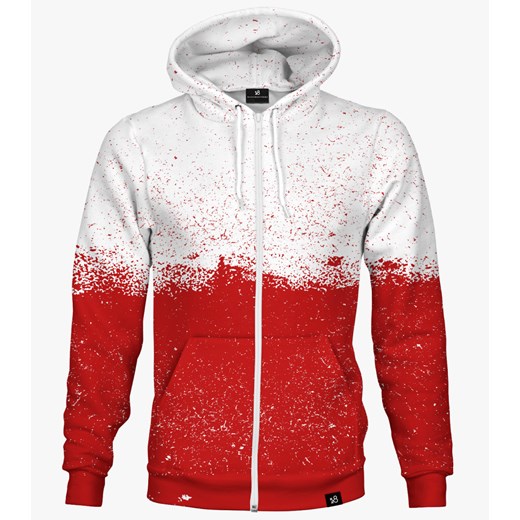 bluza z suwakiem polska Niepodległa, 100% bawełna, biało-czerwoni Mars From Venus  XL  okazyjna cena 